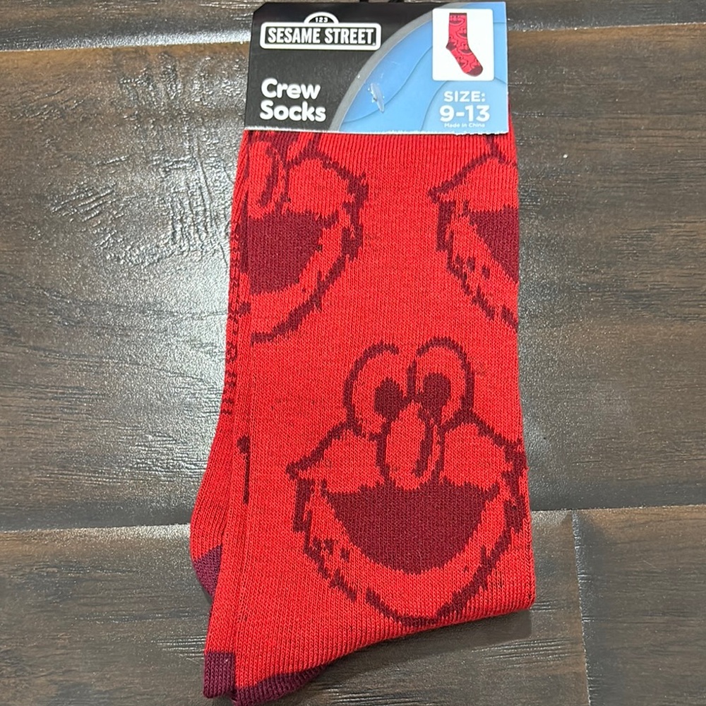 Sesame Street Elmo Socks